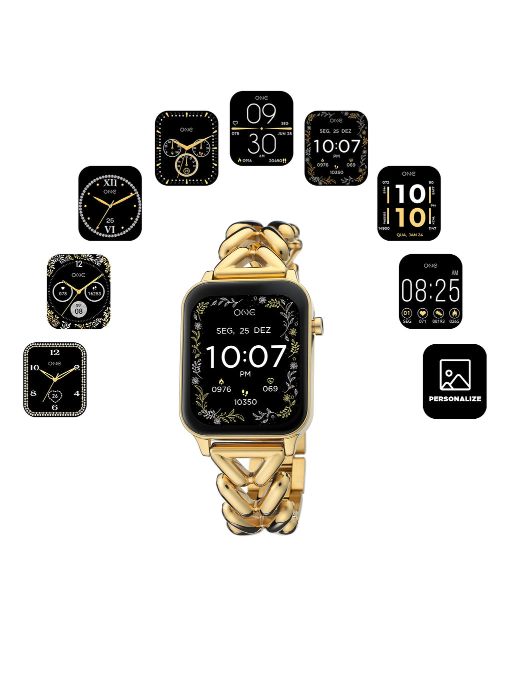 Smartwatch One MagicCall Gold - OSW9626GL42L
