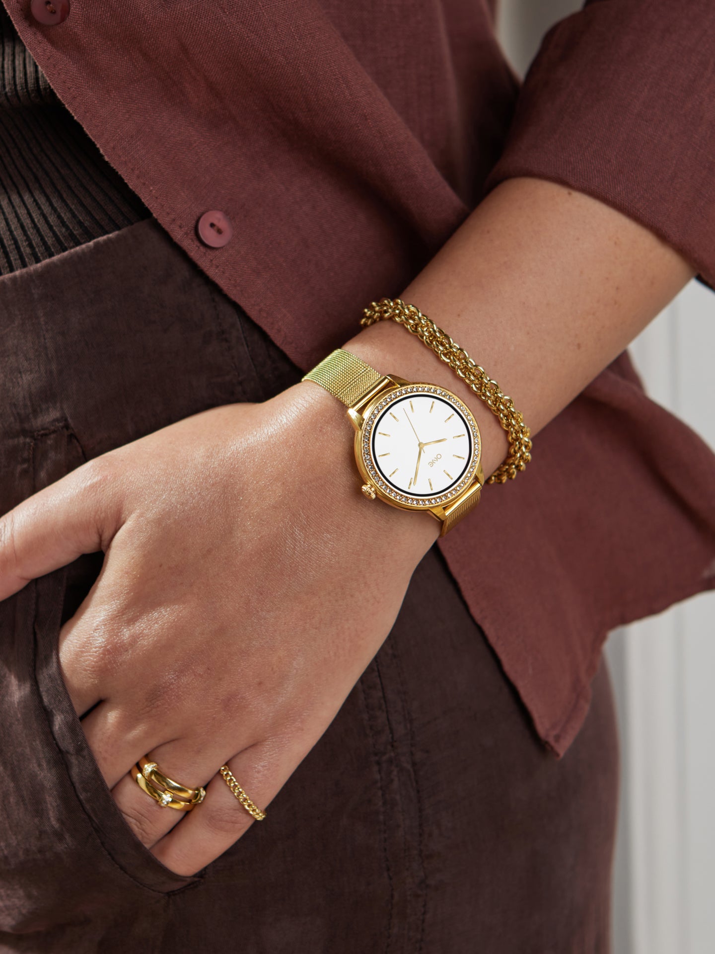 Smartwatch One Mini Spark Gold - OSW9810GM51L