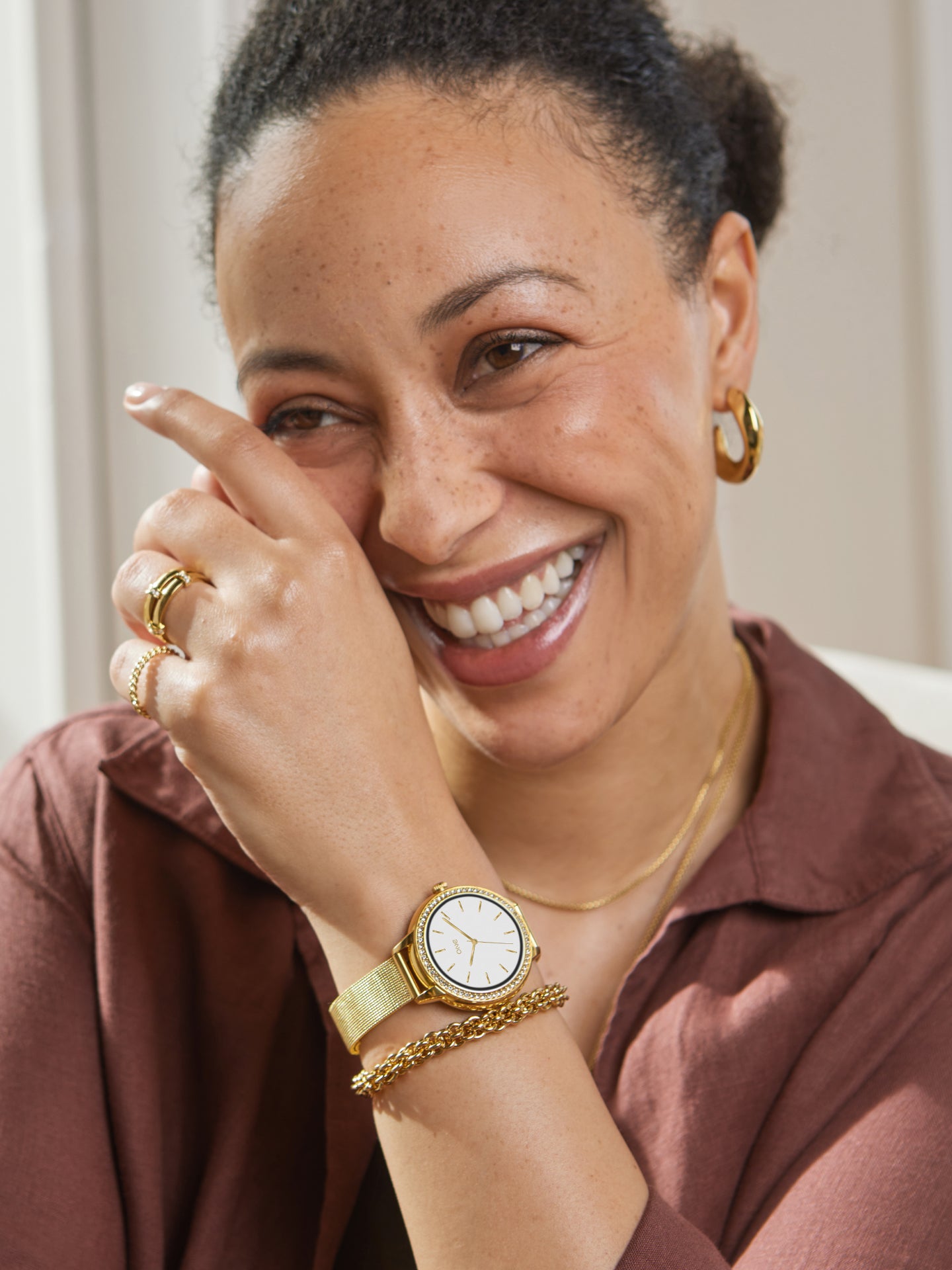 Smartwatch One Mini Spark Gold - OSW9811GM51L