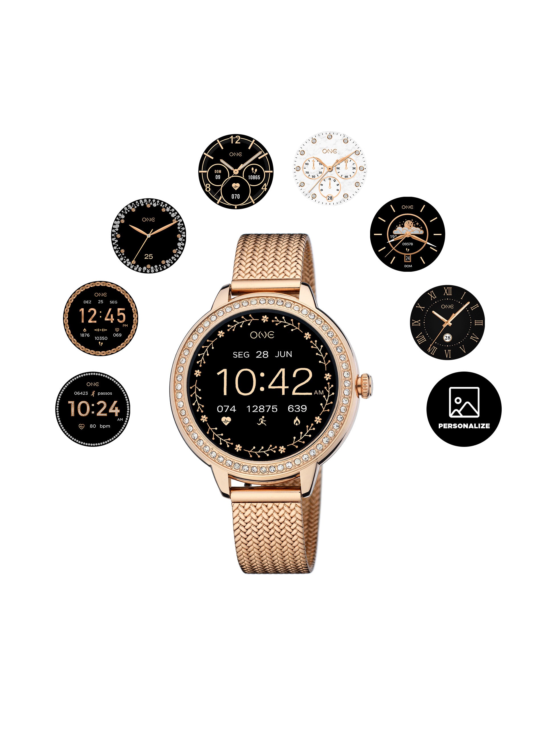 Smartwatch One Mini Spark Rosegold - OSW9811RM51L