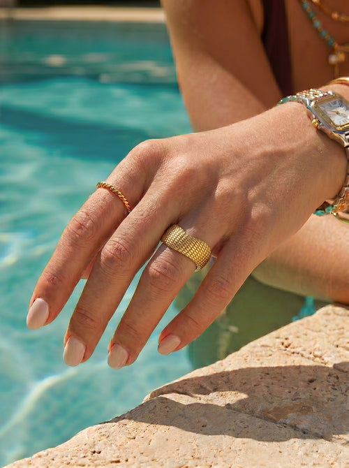 Anel One Bold 13 Oro